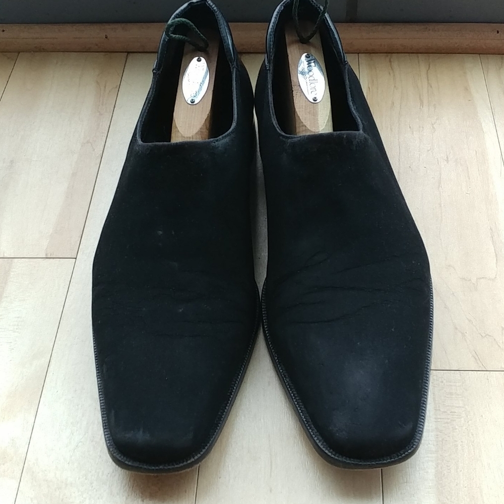 Donald J Pliner Rex 11M black crepe